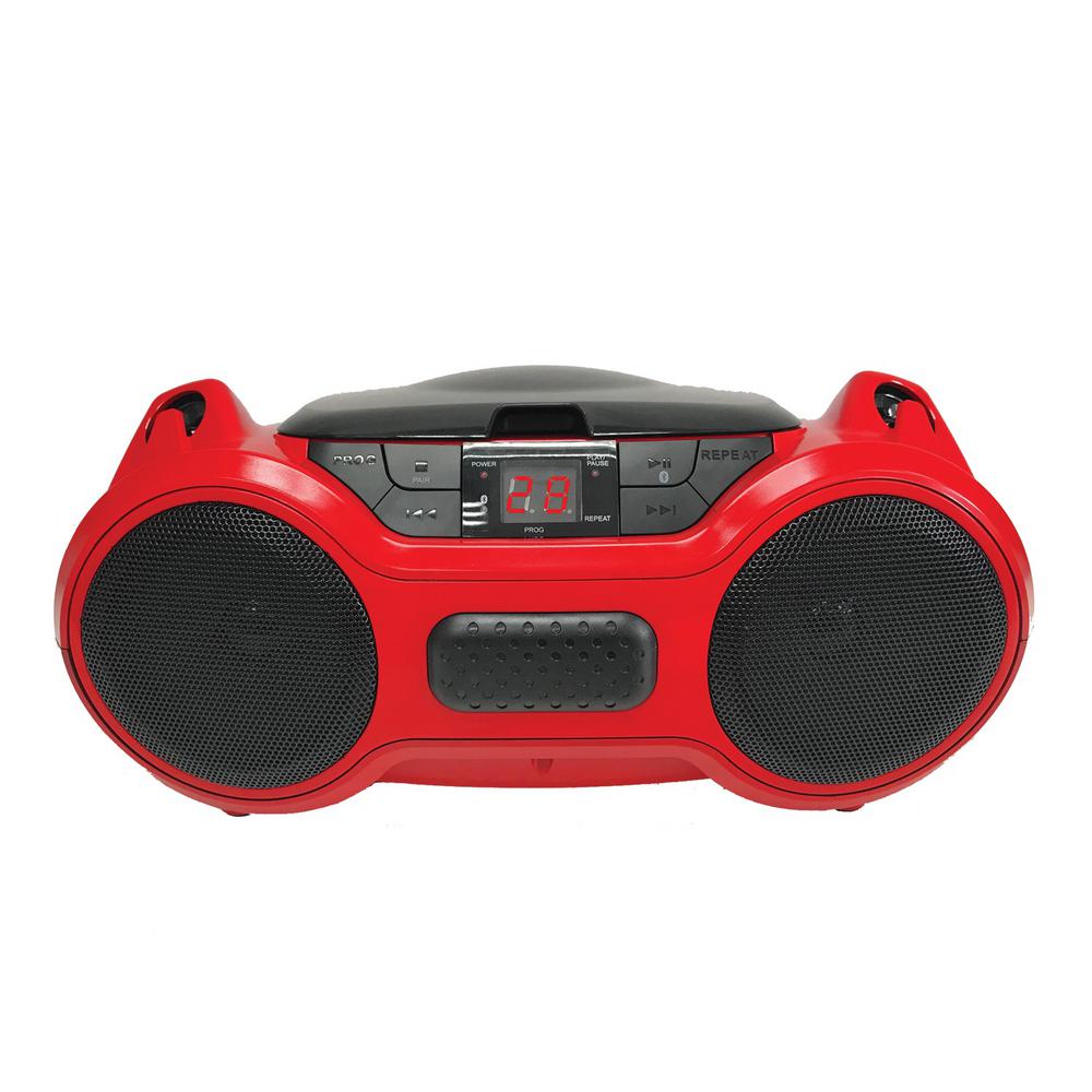sylvania bluetooth portable cd radio boombox