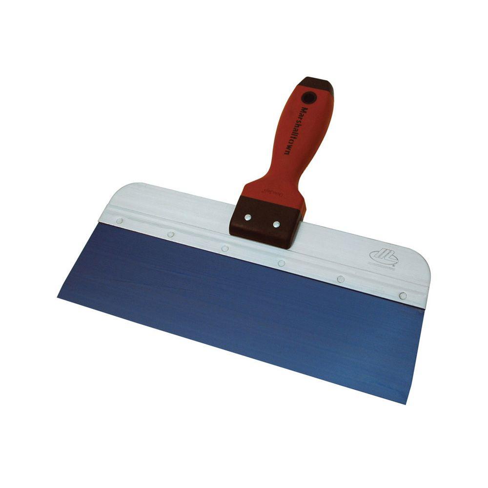 Marshalltown 10 in. x 3 in. Blue Steel Tape Knife with DuraSoft Handle
