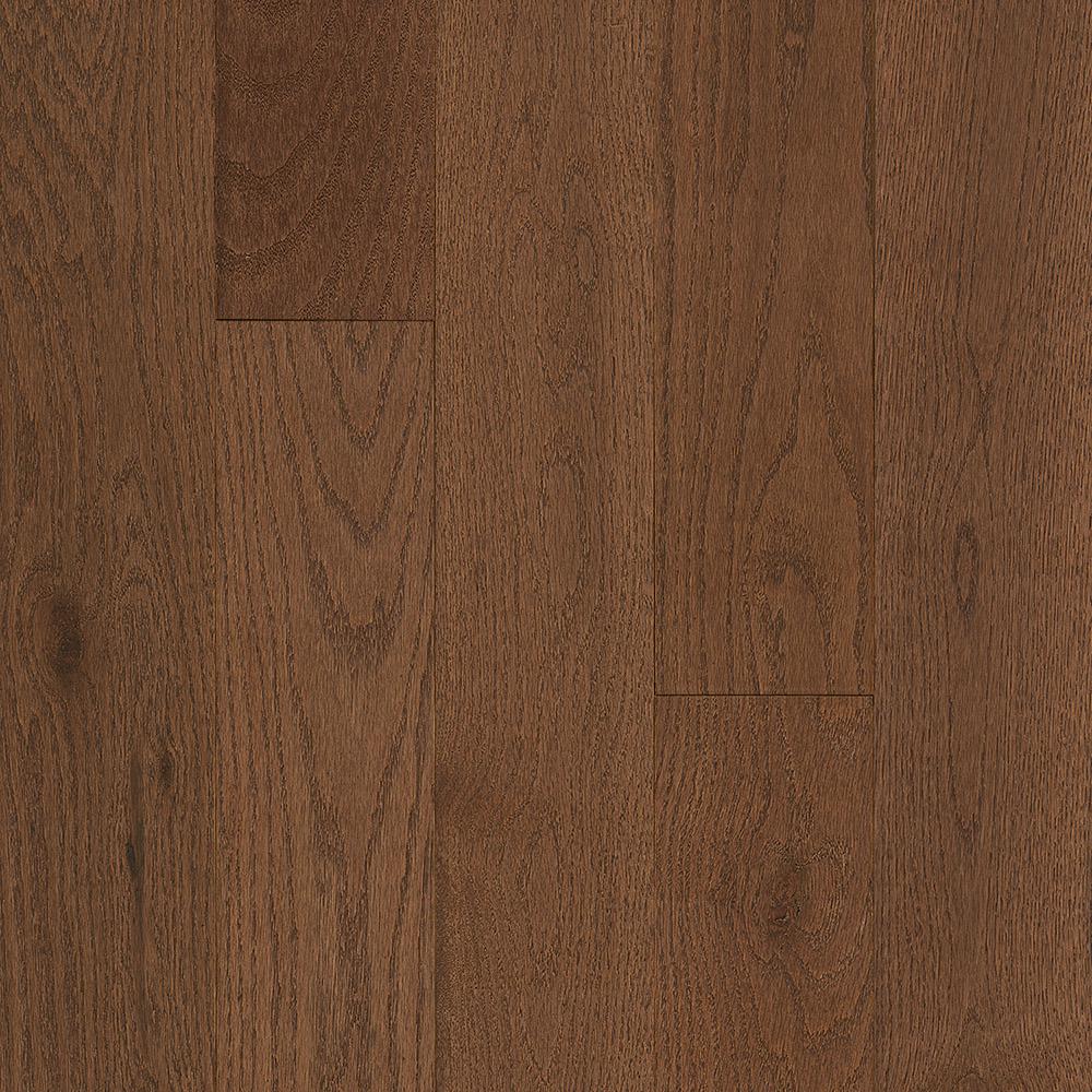 Bruce Take Home Sample Oak Oakleaf Brown Solid Hardwood Flooring
