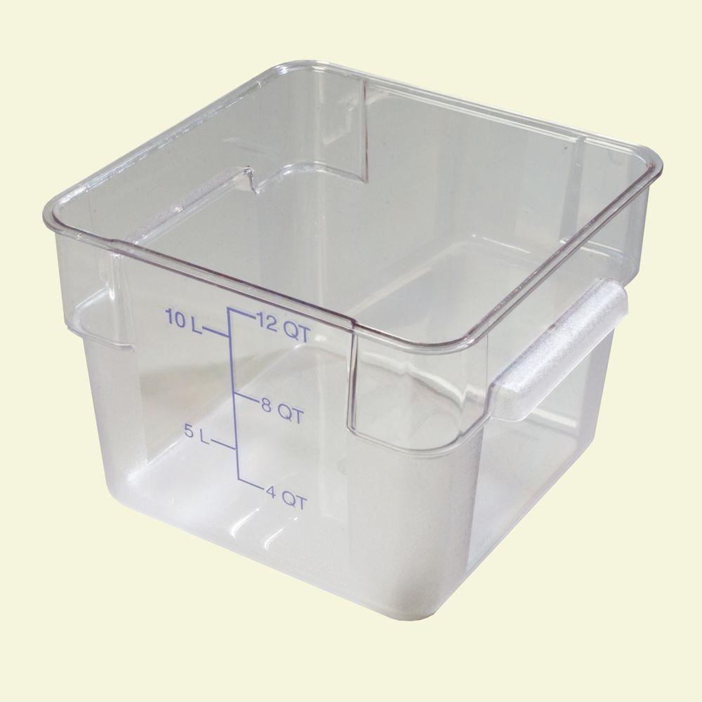 Rubbermaid Commercial Products 2 Qt Clear Round Storage