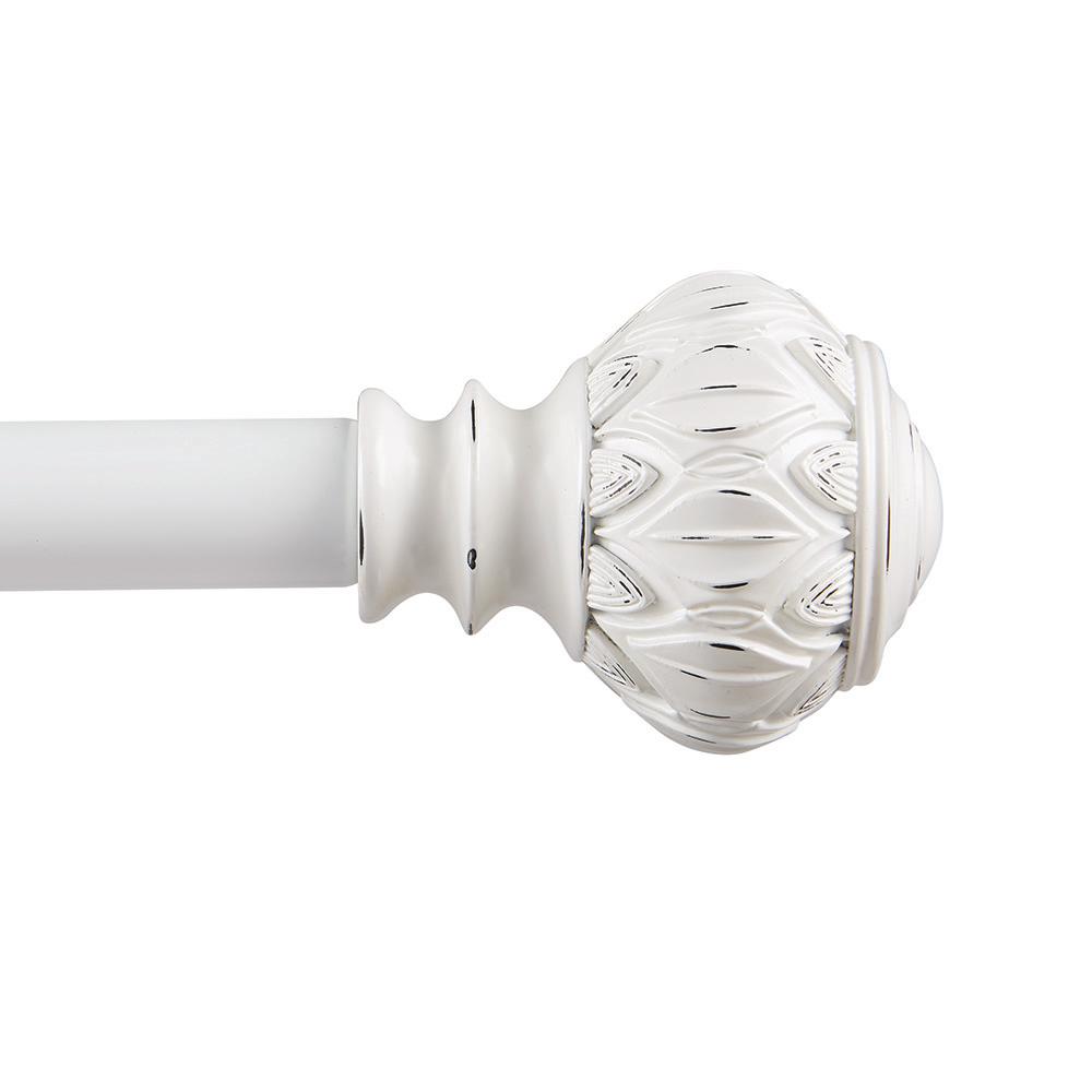 Home Decorators Collection Vintage 36 In 72 In Knob Single Rod