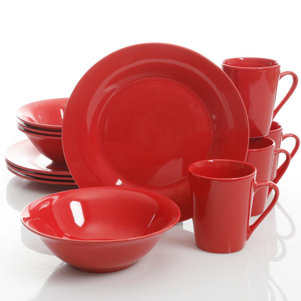 Gibson Home Carlton 12 Piece Dinnerware Set