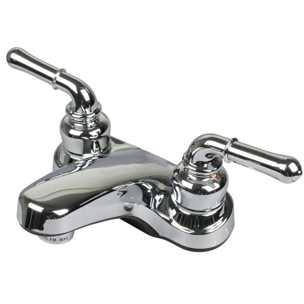 Ultra Faucets Non Metallic Series 4 in. Centerset 2-Handle ...