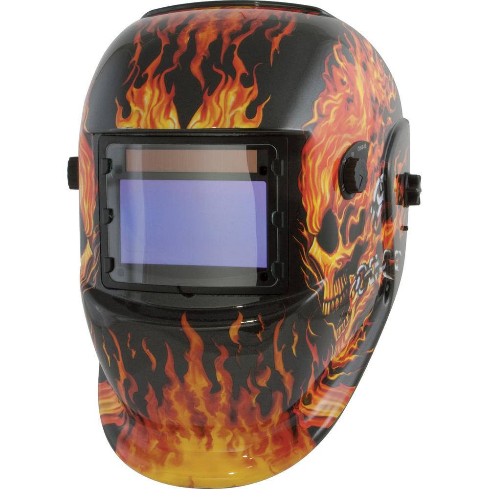 Speedway Solar Powered Auto Darkening Welding Helmet 7664 The Home Depot