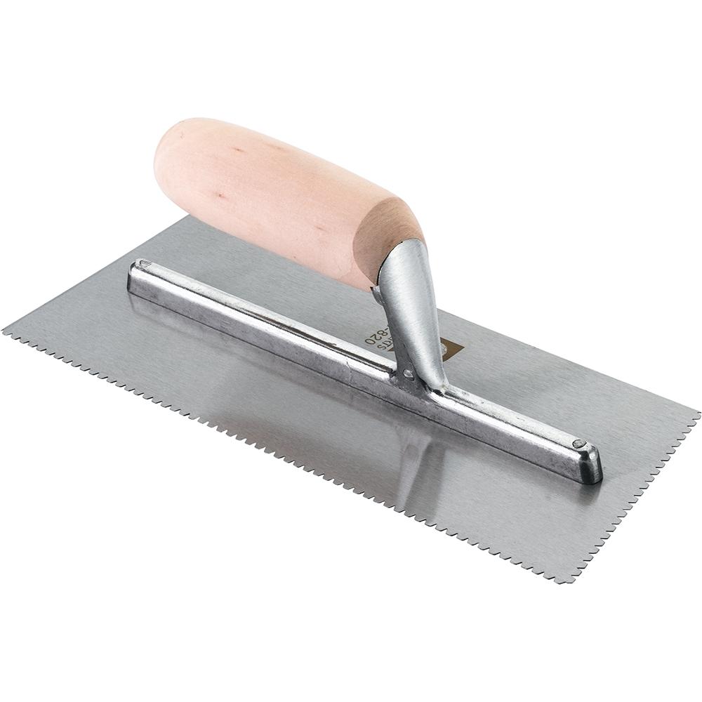 Roberts 3/32 in. x 3/32 in. Flat V-Notch Flooring Trowel-10-820 - The ...