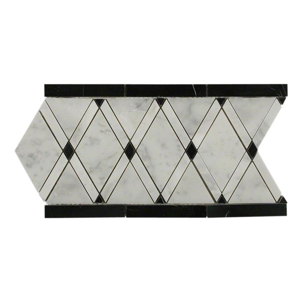 White Fireplace Decorative Accents Tile The Home Depot