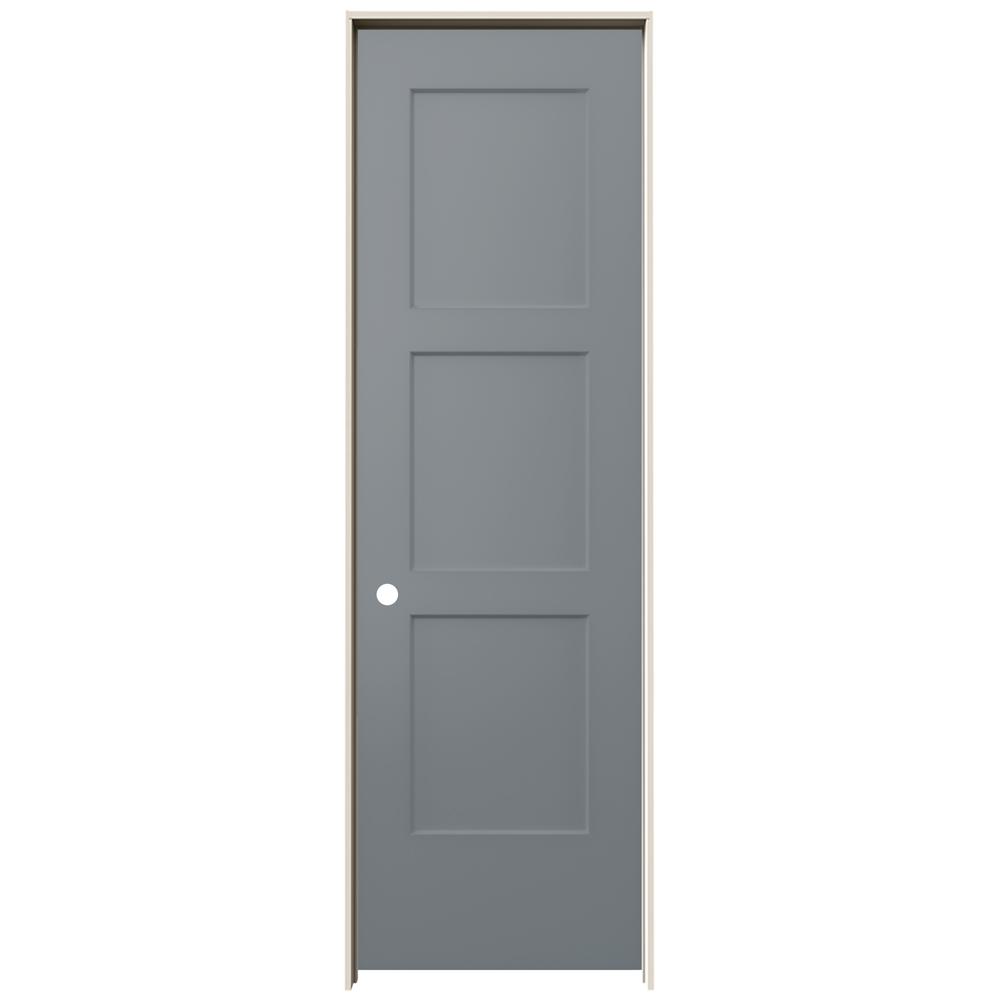 Jeld Wen 24 In X 80 In Craftsman White Painted Right Hand Smooth