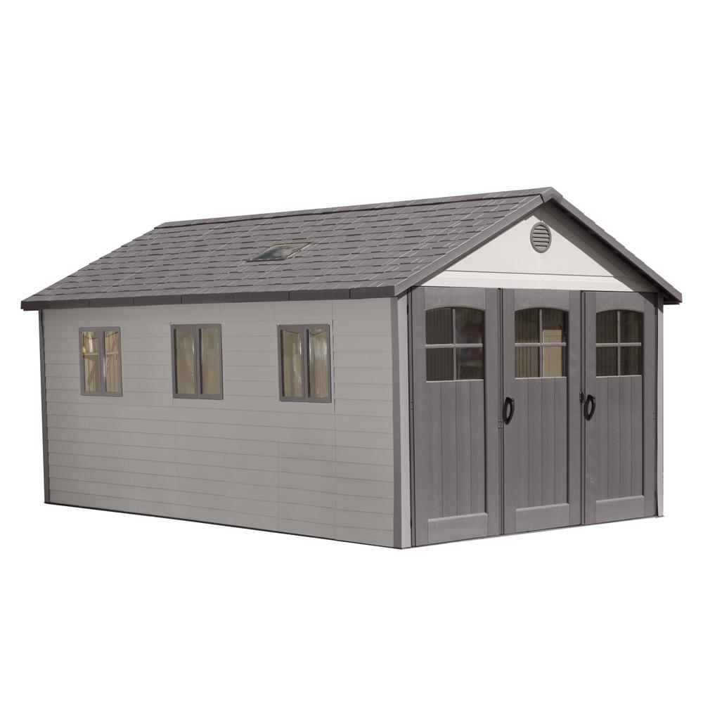Lifetime 11 ft. x 21 ft. Wide Carriage Door Storage Shed by Lifetime