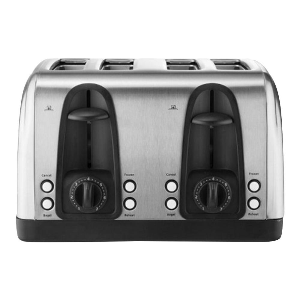 Russell Hobbs Retro Style 4Slice Cream and StainlessSteel Toaster TR9250CRR The Home Depot