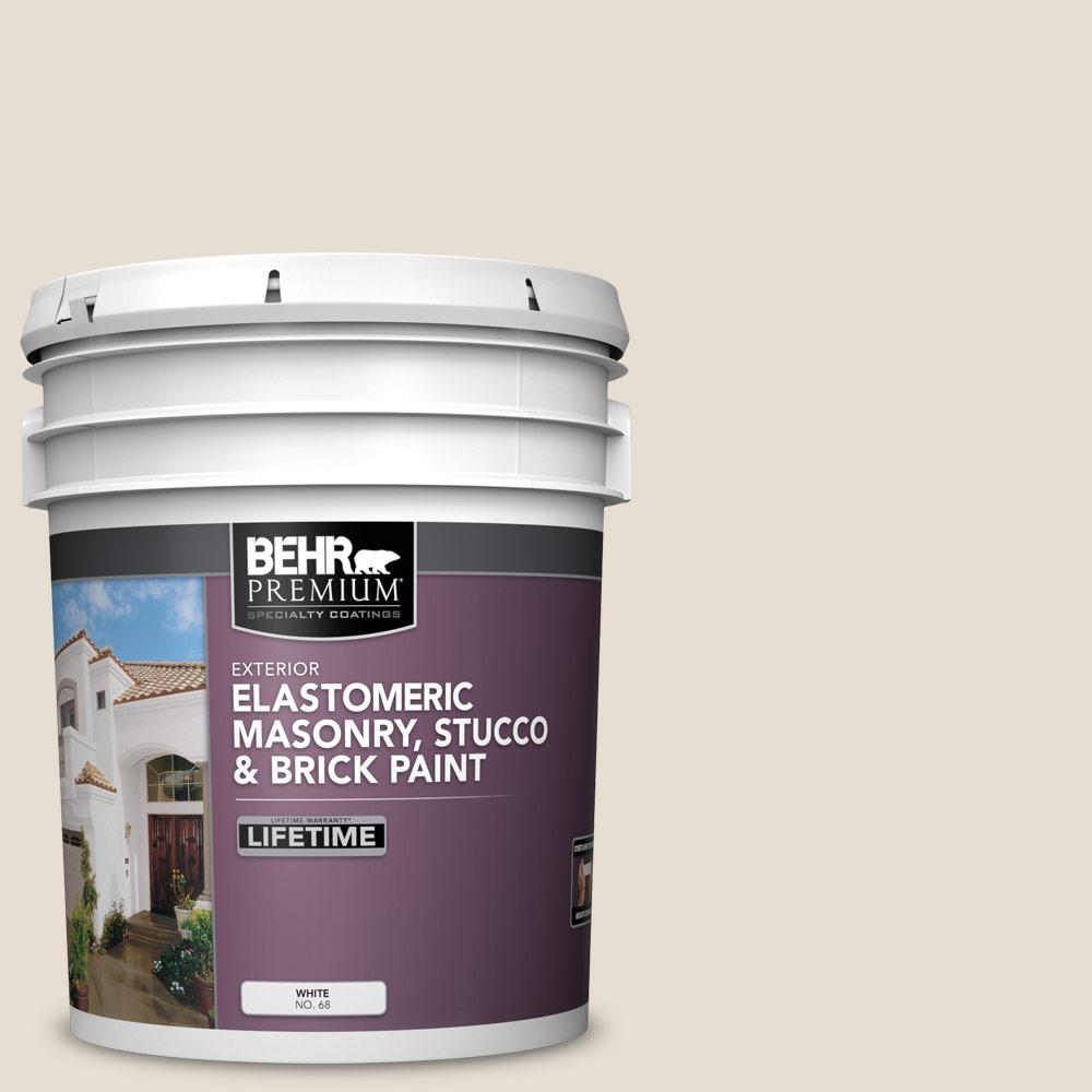 BEHR Premium 5 gal. 750C2 Hazelnut Cream Elastomeric BEHR Premium 5 gal. 750C2 Hazelnut Cream Elastomeric