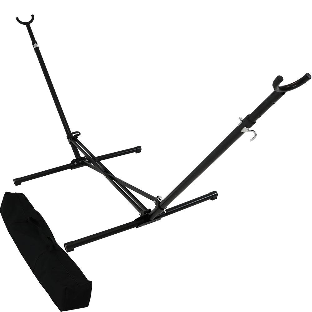 Collapsible Stand Metal Hammock Stands Hammocks The Home Depot Metal Folding Brazilian Hammock Stand With Carrying Bag