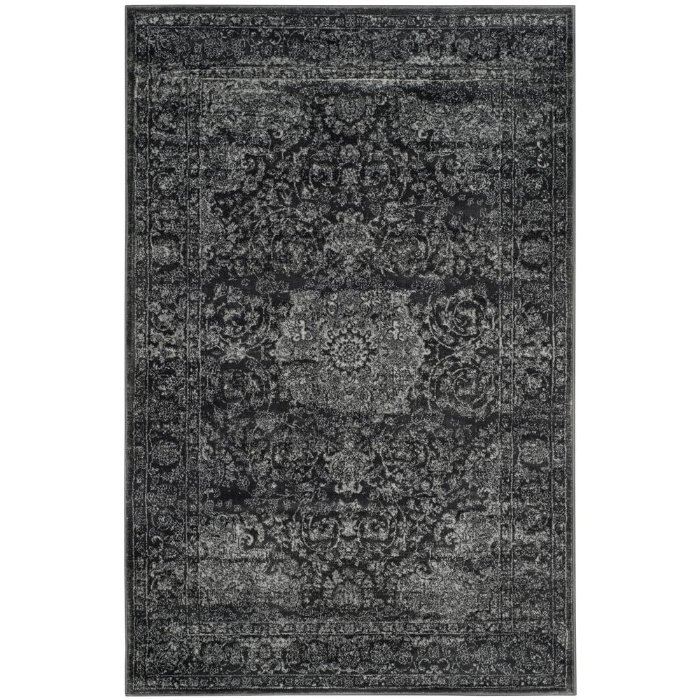 Safavieh Carnegie Dark Gray/Cream 3 ft. x 5 ft. Area RugCNG631P3
