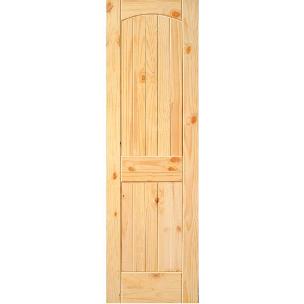 Builders Choice 30 In X 80 In 2 Panel Solid Core Unfinished Arch