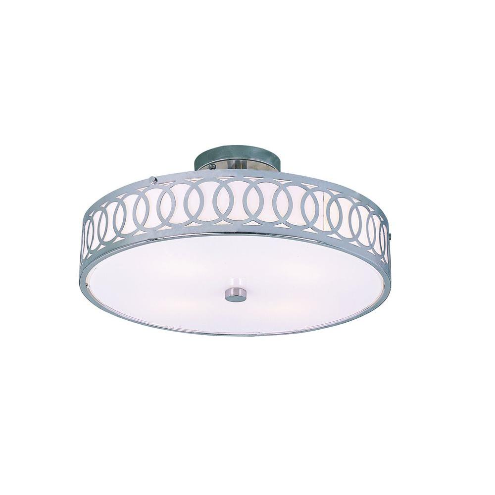 Semi Flush Mount Lighting Lights The Home Stewart 4 Light Polished Chrome Incandescent Semi Flush Mount