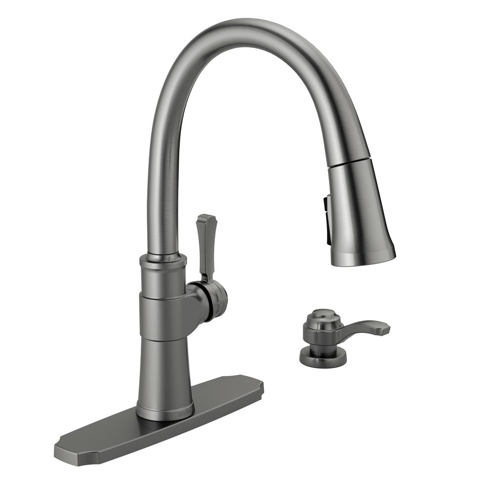 Black Stainless Kitchen Faucets Kitchen The Home Depot