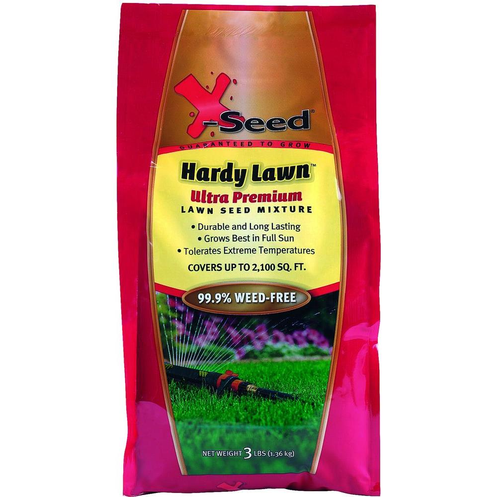 XSeed 3 lb. Hardy Lawn Grass Seed20005 The Home Depot