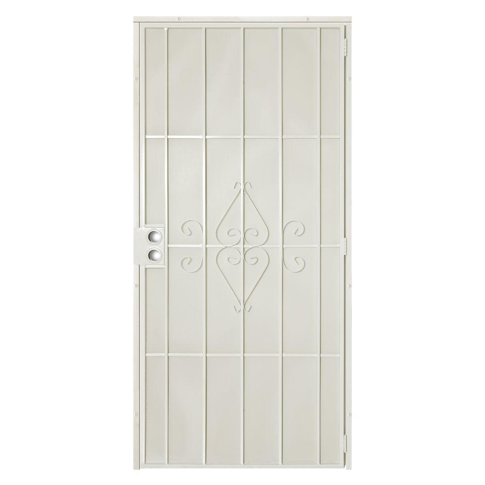 Unique Home Designs 36 in. x 80 in. Su Casa Navajo White Surface Mount