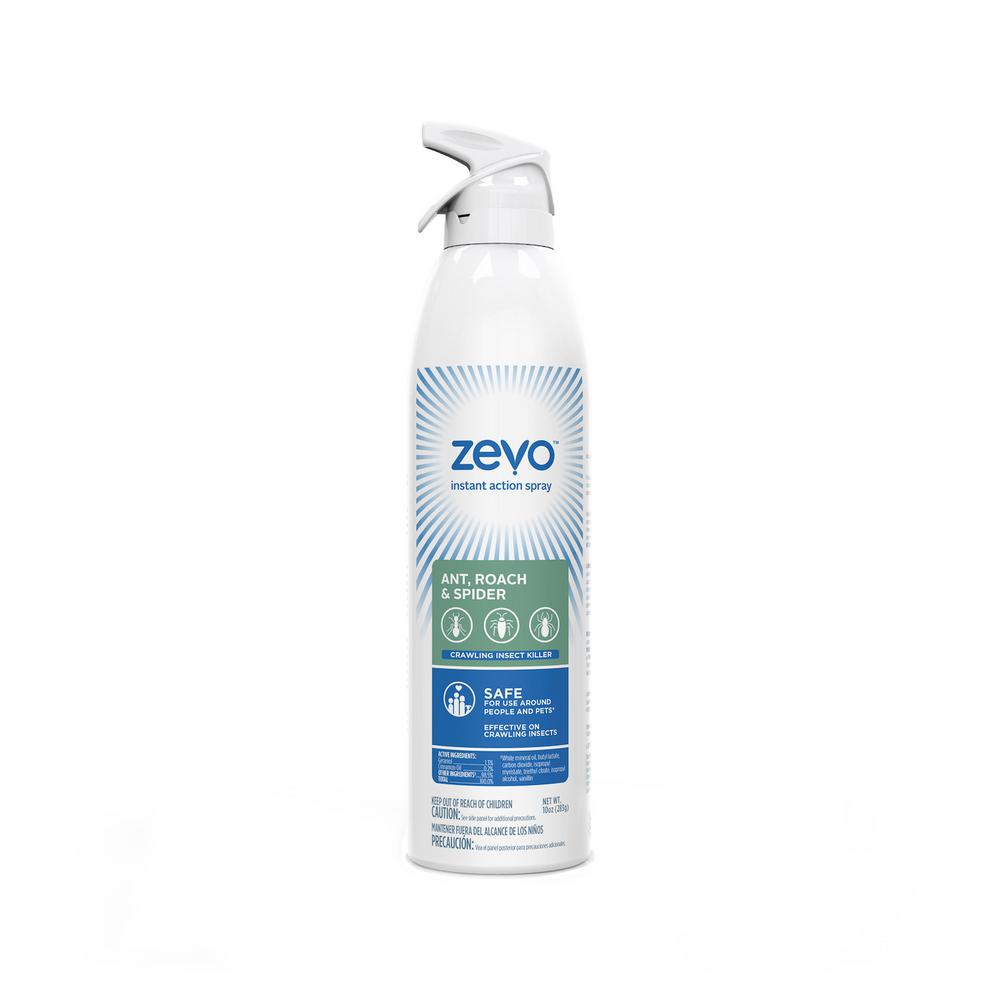 Zevo Instant Action 10 Oz Spray Indoor Ant Roach And Spider Spray Indoor Ant Roach And Spider Crawling Insect