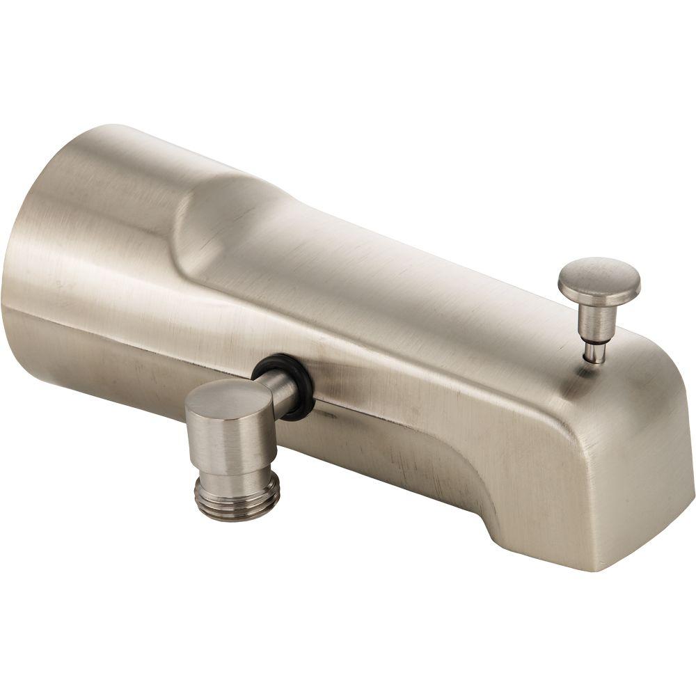 Delta PullUp Diverter Tub Spout in StainlessU1010SSPK The Home Depot