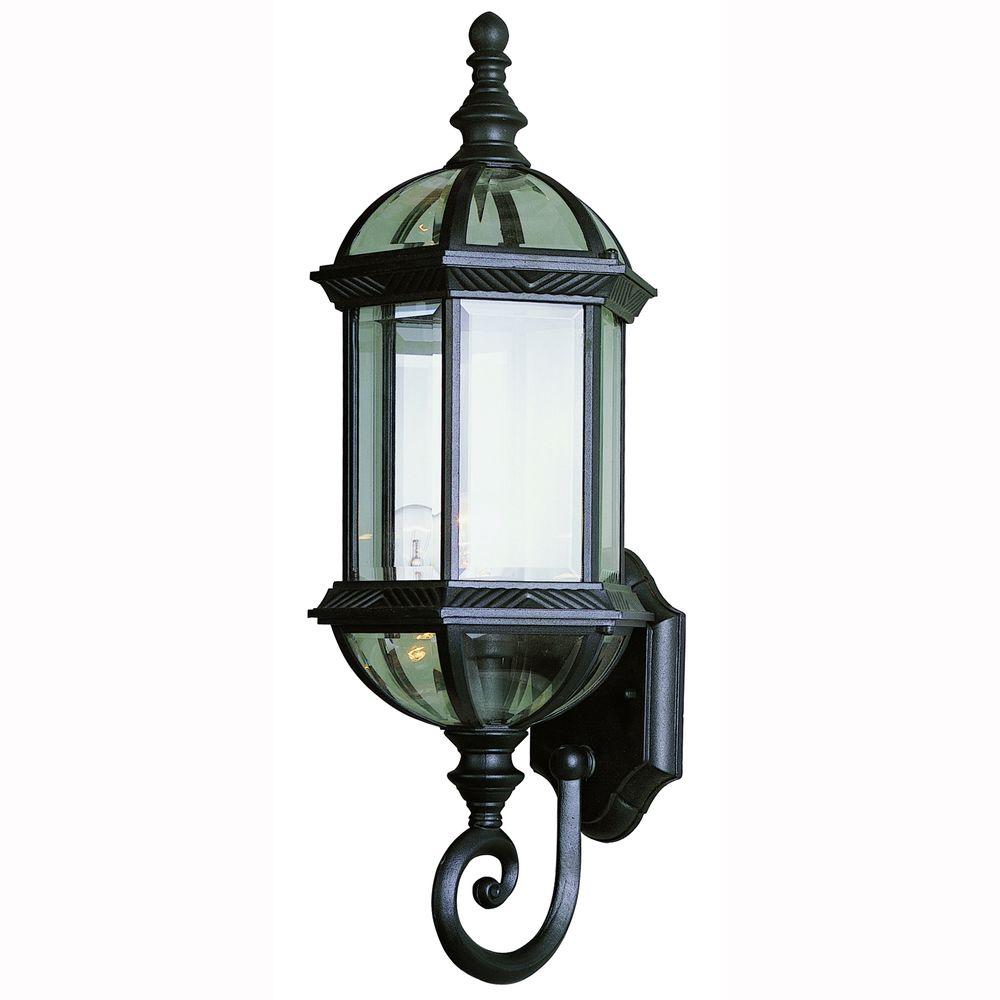 Bel Air Lighting Outdoor Wall Mounted 1 Light Black Coach Outdoor Wall Mount Lantern