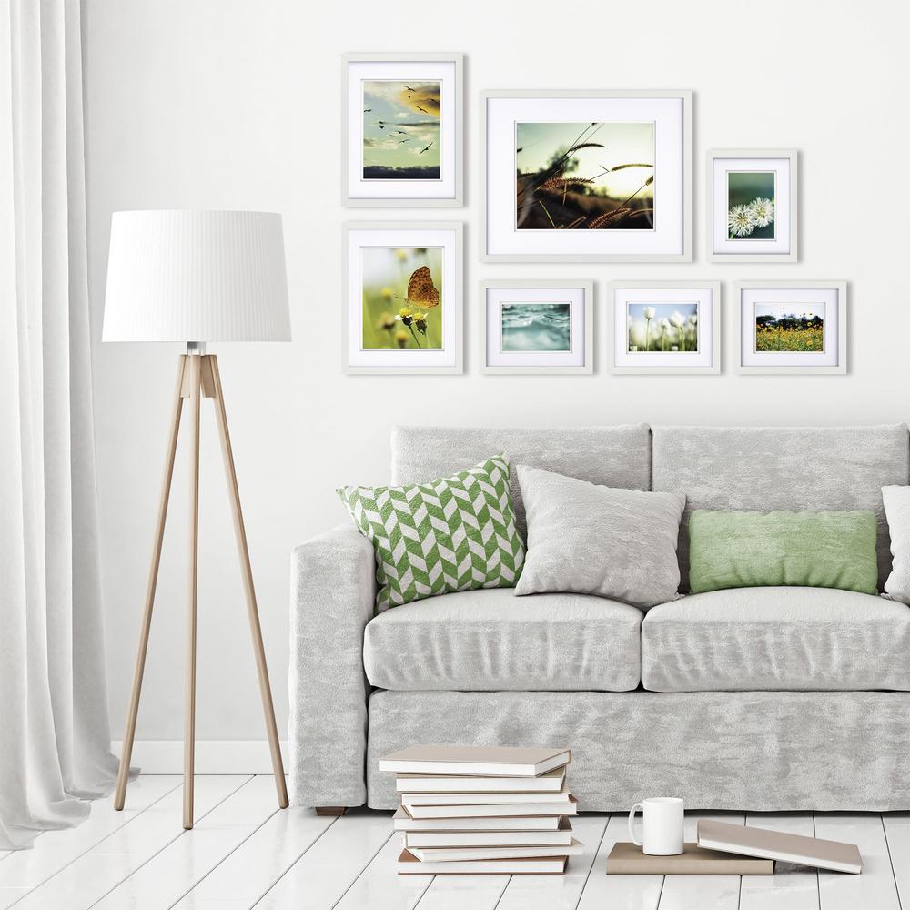 Pinnacle Gallery Perfect White Picture Frame Set Of 7