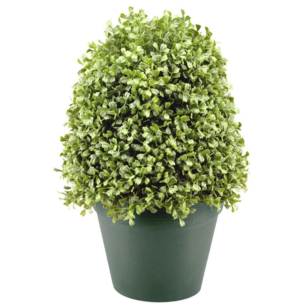 National Tree Company 15 in. Boxwood Artificial Tree in ...