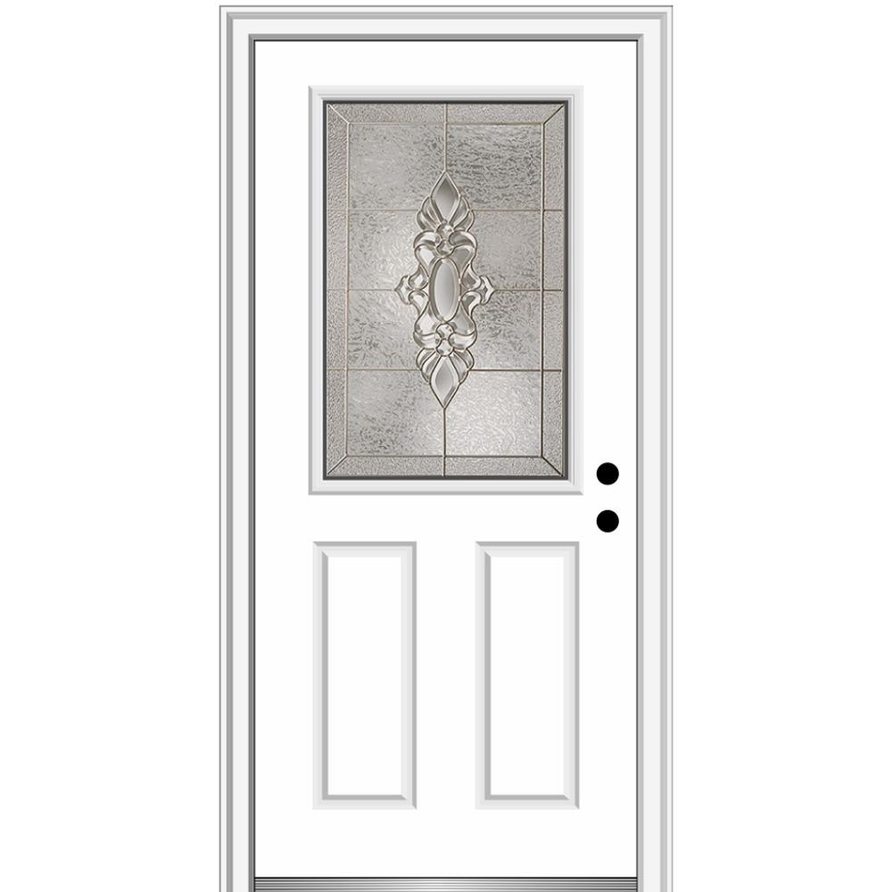 Mmi Door 32 In X 80 In Heirlooms Left Hand Inswing 1 2 Lite