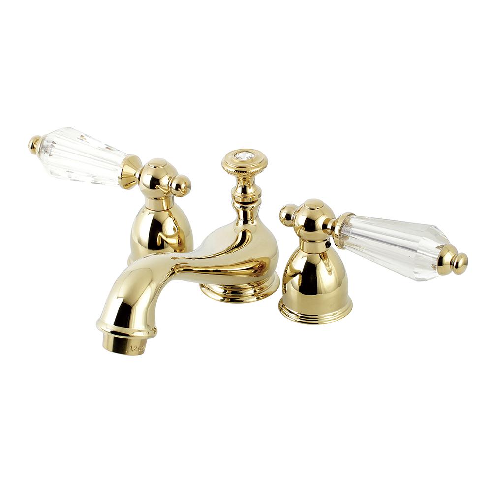 4 inch spread bathroom faucets centerset bathroom crystal in minispread 2handle lowarc bathroom faucet in polished brass faucets bath the home depot 4 inch spread bathroom faucets centerset bathroom crystal in minispread 2handle lowarc bathroom faucet in polished brass faucets bath the home depot