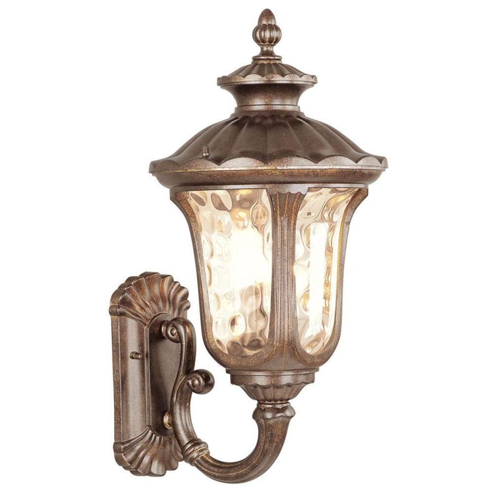 Livex Lighting Providence Wall Mount 3 Light Moroccan Gold Outdoor Incandescent Lantern Sconce Livex Lighting Providence Wall Mount 3 Light Moroccan Gold Outdoor Incandescent Lantern Sconce