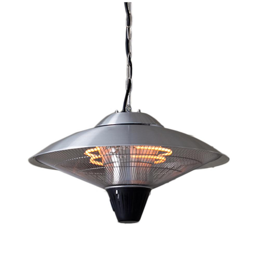 Az Patio Heaters 1 500 Watts Infrared Hanging Wall Mounted Electric Patio Heater Hil 2125 The Home Depot
