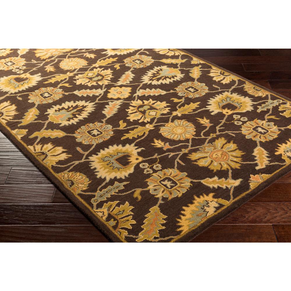 Artistic Weavers Leoville Brown Yellow 2 Ft X 4 Hearth Area Artistic Weavers Leoville Brown Yellow