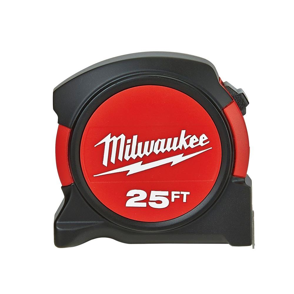 UPC 045242343232 product image for Milwaukee Tape Measure 25 ft. General Contactor Tape Measure 48-22-5525 | upcitemdb.com