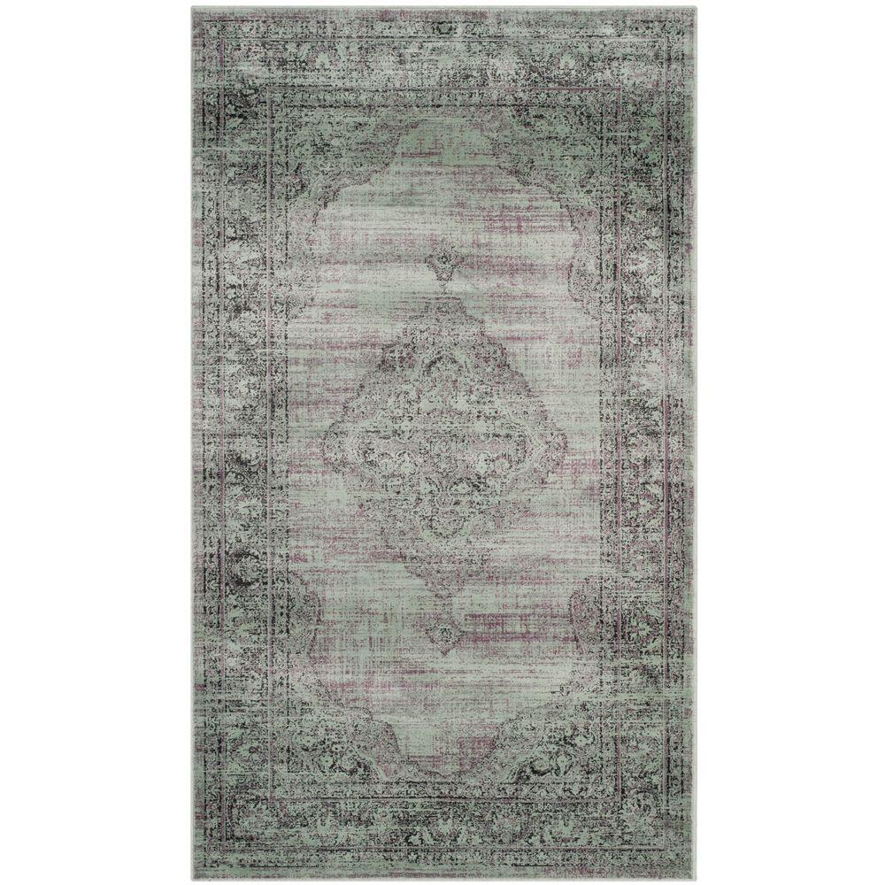 Safavieh Vintage Light Blue 3 Ft X 6 Area Rug Vtg112 110 Safavieh Vintage Light Blue 3 Ft X 6 Area Rug