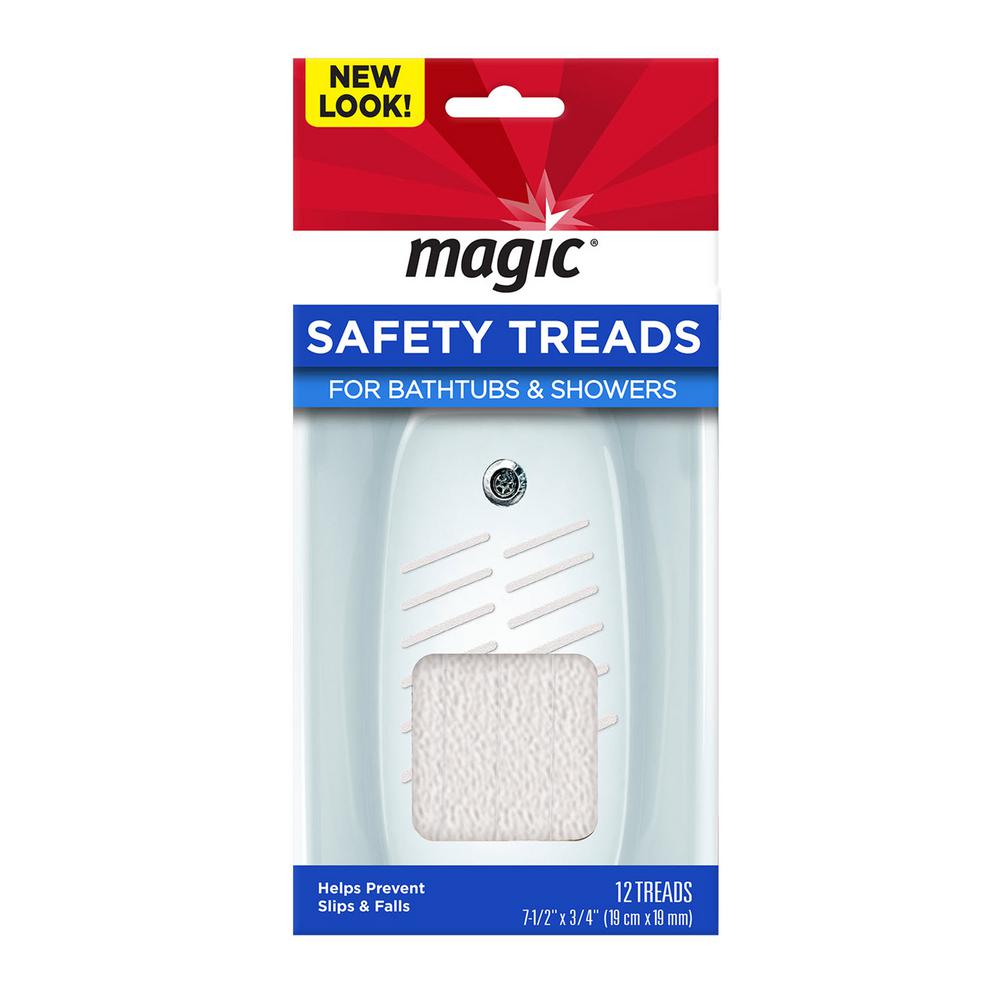 Set of 12 Tub /& Shower Safety Treads Magic Bathtub