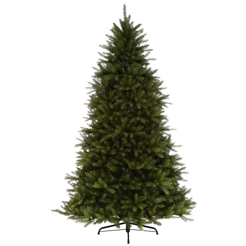 7.5 ft. Unlit Dunhill Fir Artificial Christmas Tree Realistic Looking ...