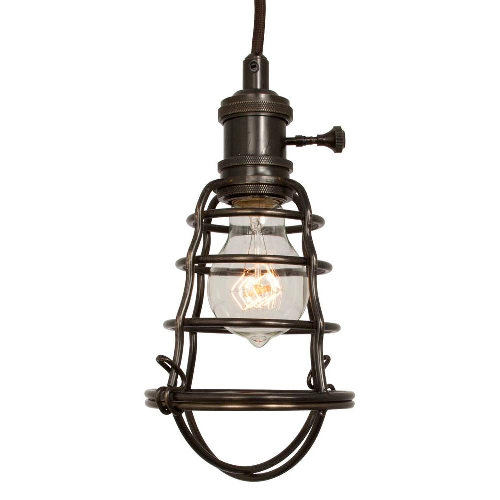 Home Decorators Collection 6-Light Aged Bronze Cage Pendant-25465 ...