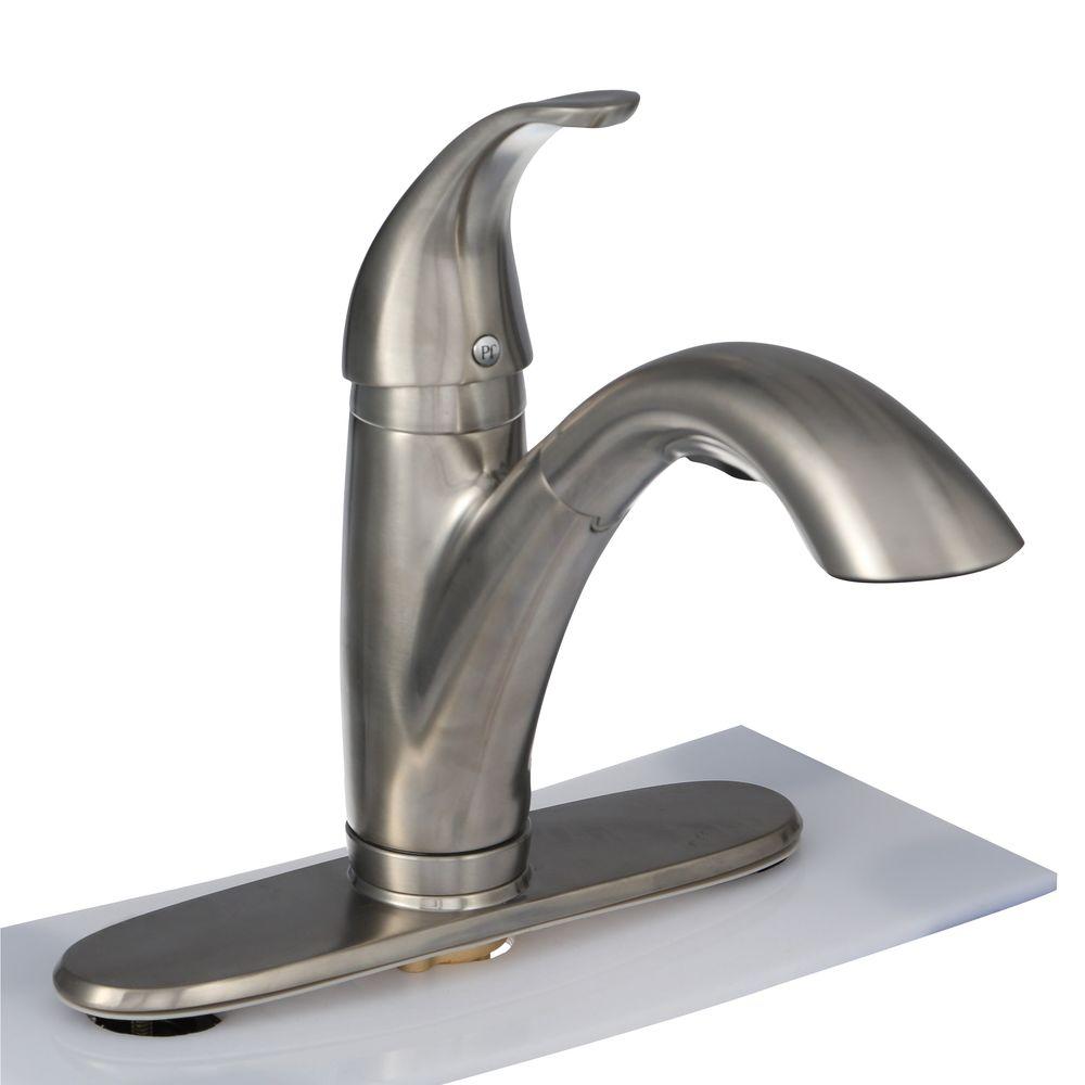 Pfister Parisa SingleHandle PullOut Sprayer Kitchen Faucet in