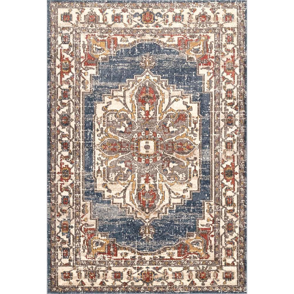 Nuloom Lea Oriental Persian Blue 8 Ft X 11 Area Rug Kkca06a Nuloom Lea Oriental Persian Blue 8 Ft