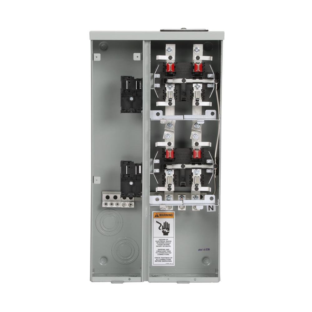 Siemens Uni-PAK 2-Gang 200 Amp Ringless Style Multi-Family Metering ...