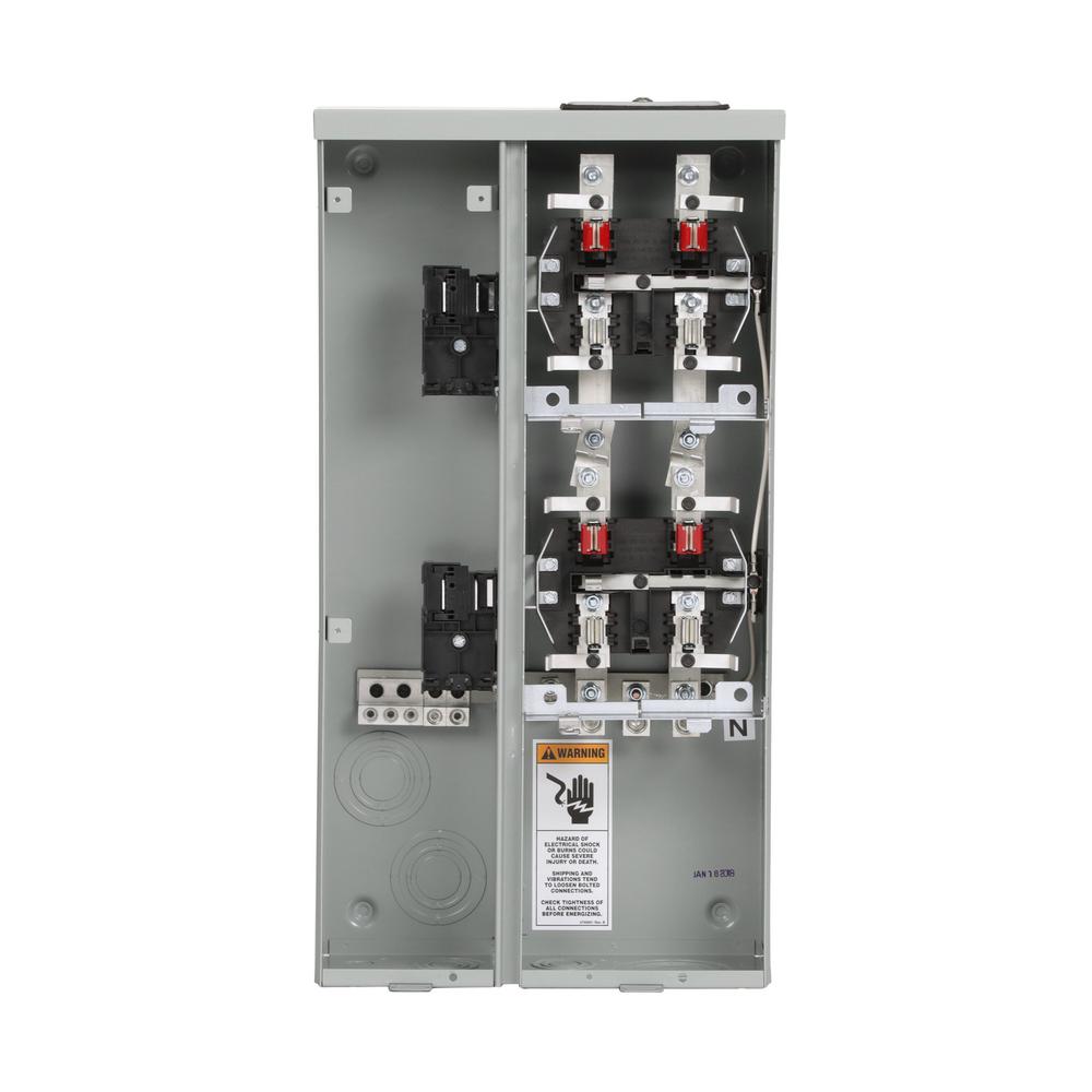 Siemens Uni-PAK 2-Gang 200 Amp Ringless Style Multi-Family Metering