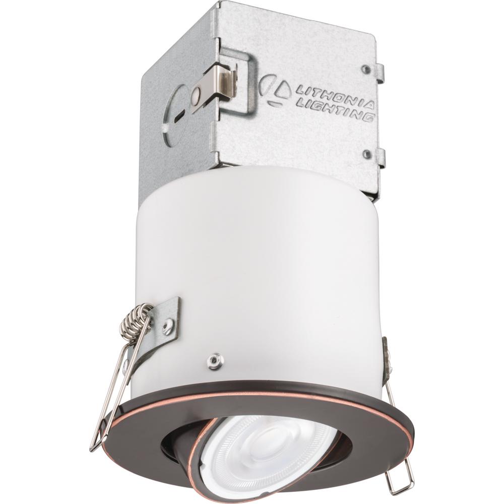 Lithonia Lighting Oneup 3 In Oil Rubbed Bronze Integrated Lithonia Lighting Oneup 3 In Oil Rubbed Bronze Integrated Led Recessed Kit