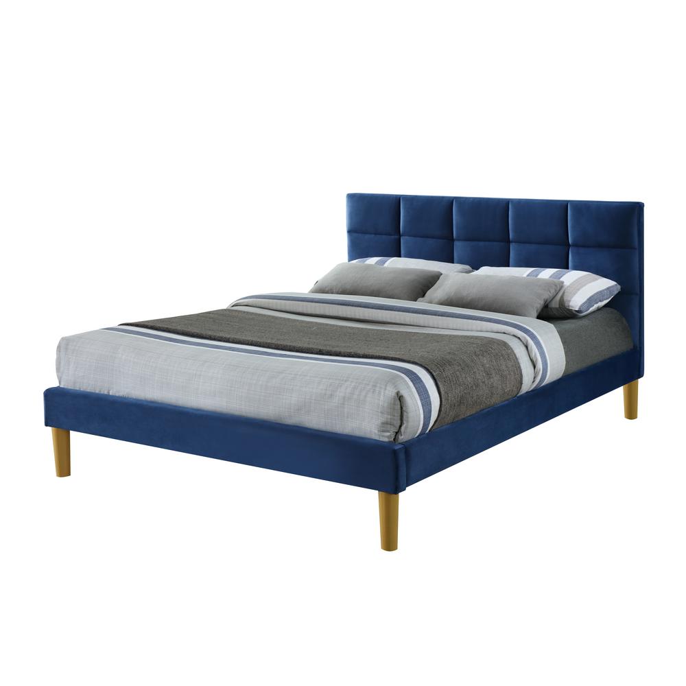 Upholstered Headboard Beds Bedroom Furniture The Home Depot - beds roblox