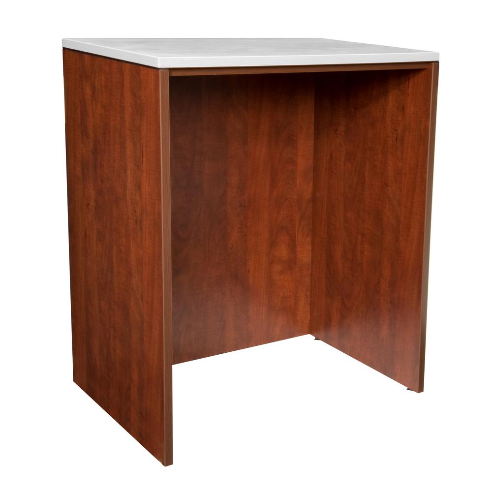 Regency Legacy Cherry Stand Up Desk Without Top Lsud4136ch The