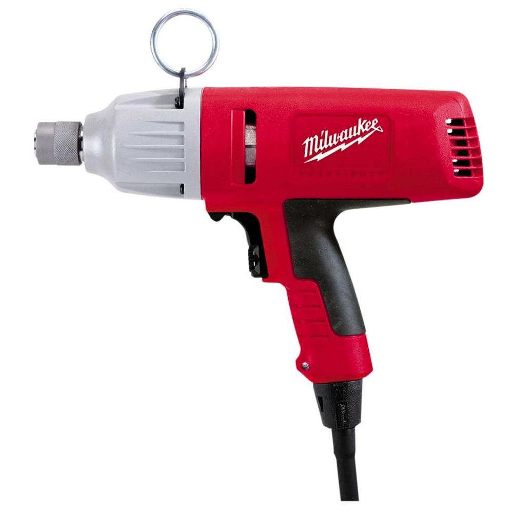 Milwaukee 1/2 in. Impact Wrench with Rocker Switch and Detent Pin ...