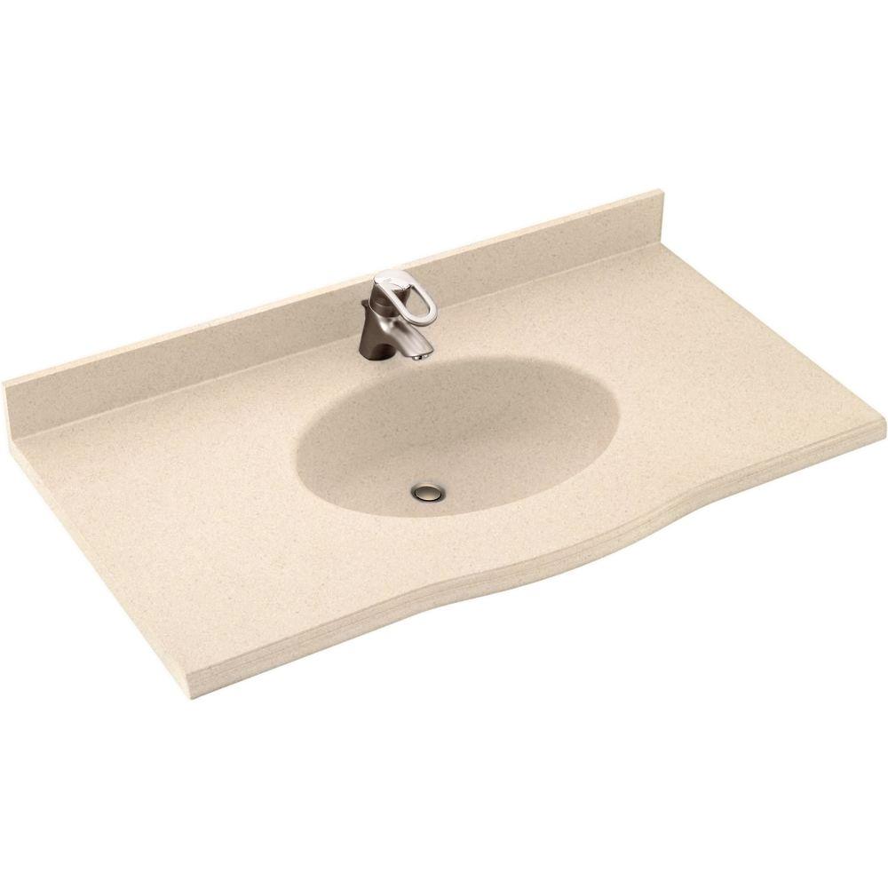 Integral Bathroom Vanity Tops Bathroom Vanities The Home Depot