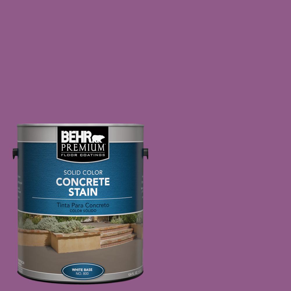 Behr Premium 1 Gal Osha 4 Safety Purple Solid Color Interior Osha 4 Safety Purple Solid Color Interior Exterior Concrete Stain 83001 The Home Depot