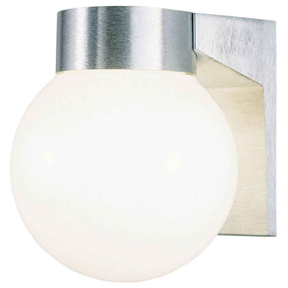 Westinghouse 1Light Brushed Aluminum on Cast Exterior