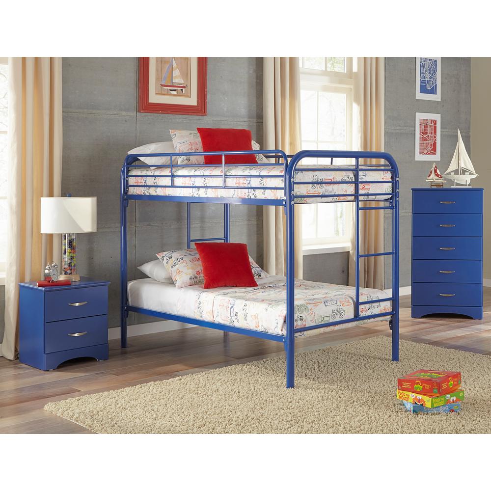 Royal Blue Collection 179k3t 3 Piece Royal Bluetwin Bedroom Set