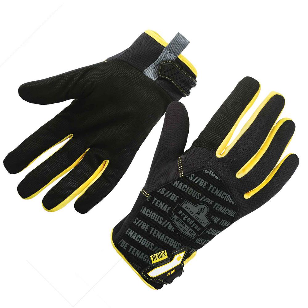 Ergodyne ProFlex Medium Black High Dexterity Utility Work Gloves-811 ...