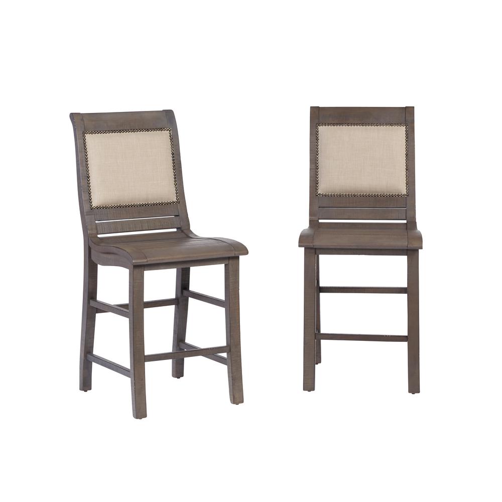 Progressive Furniture Willow Distressed Dark Gray Upholstered Willow Distressed Dark Gray Upholstered